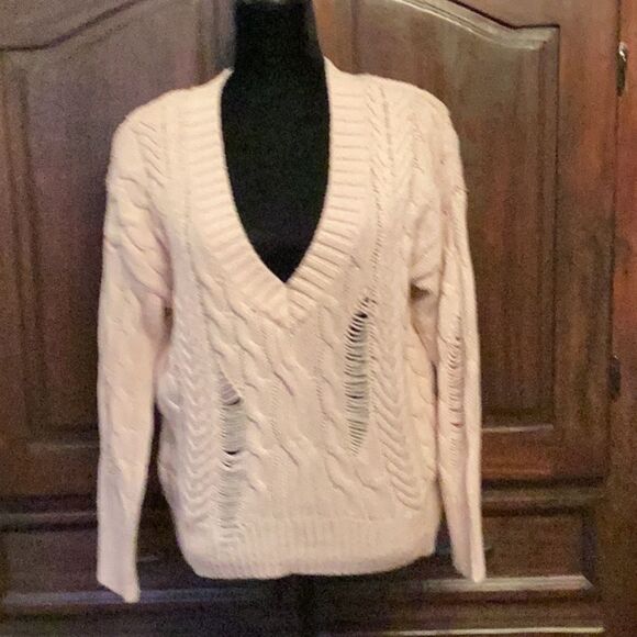 Express Dusty Rose Sweater - Picture 1 of 5